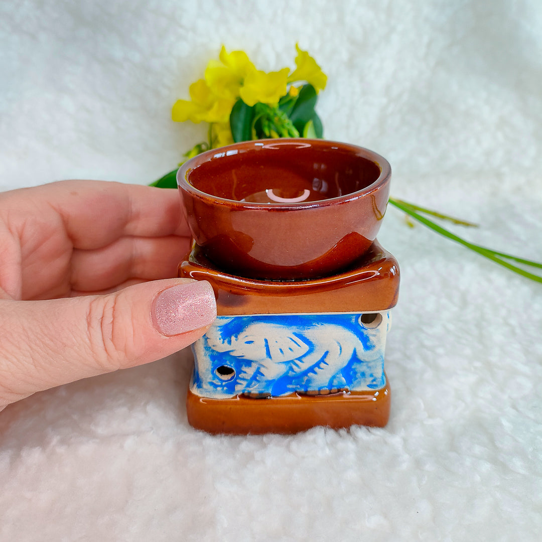 Brucia Essenze - Elefante Marrone Lucido Brucia Essenze