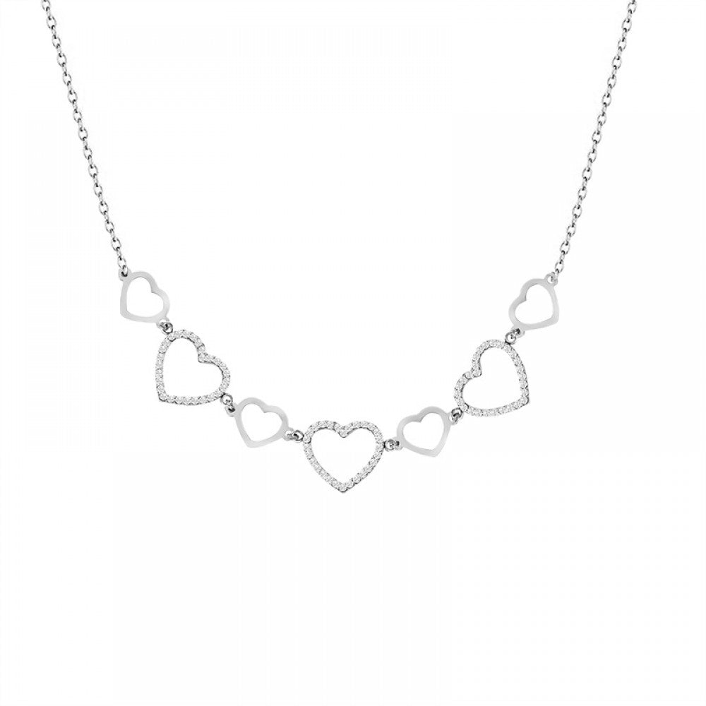 COLLANA CUORI GUARDAMI