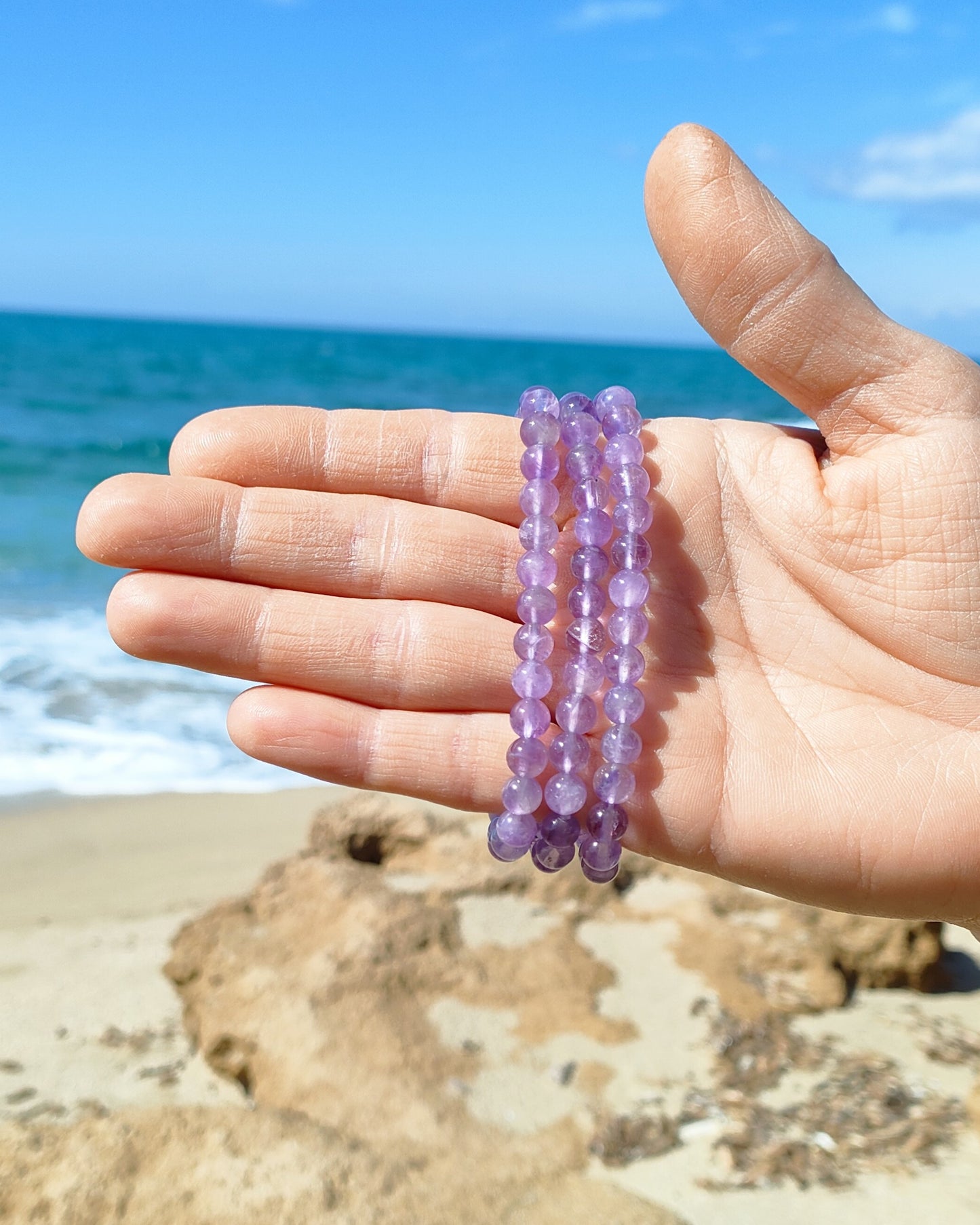 BRACCIALE AMETISTA LAVANDA