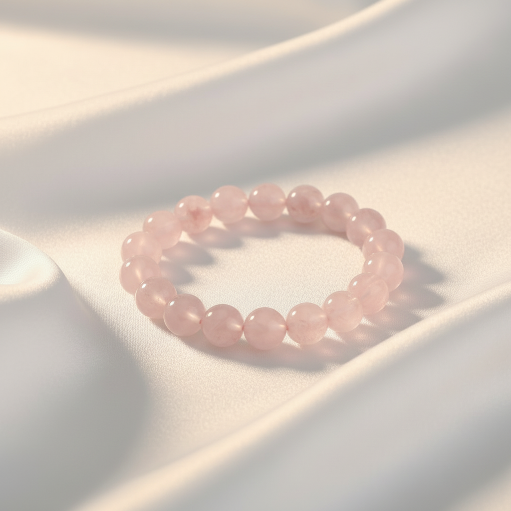 Bracciale Quarzo Rosa