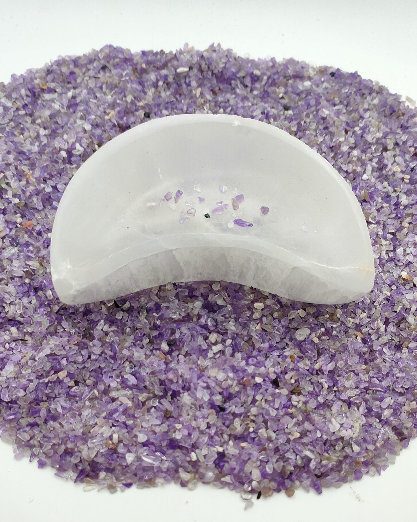 Ciotola in Selenite Luna