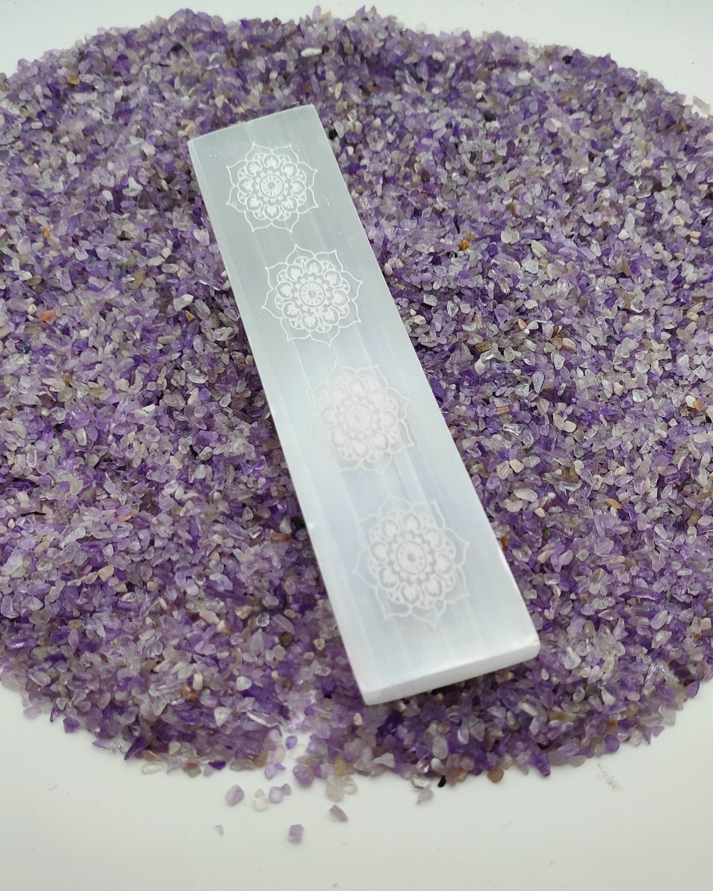Barra Selenite Mandala