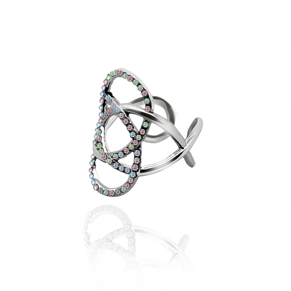 ANELLO INFINITY CON STRASS