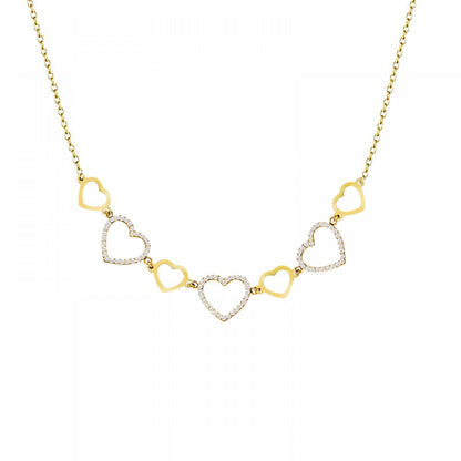 COLLANA CUORI GUARDAMI