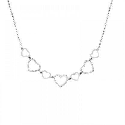 COLLANA CUORI GUARDAMI