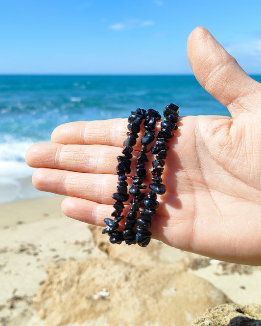 Bracciale Elasticizzato AGATA NERA