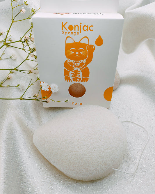 Spugna Konjac a Goccia NATURALE Spugna konjac
