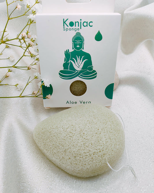 Spugna Konjac a Goccia ALOE VERA Spugna konjac