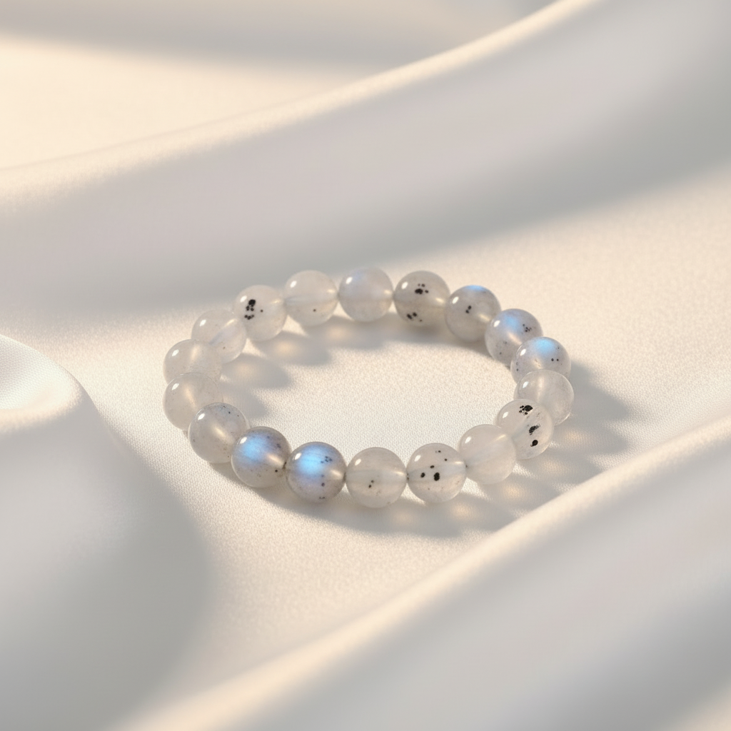 Bracciale Labradorite Bianca