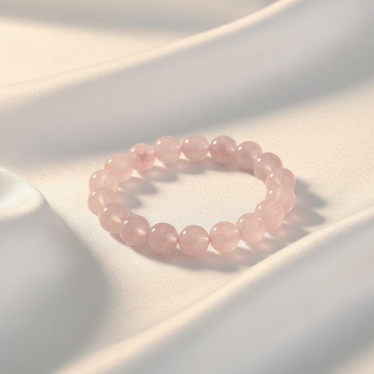 Bracciale Quarzo Rosa