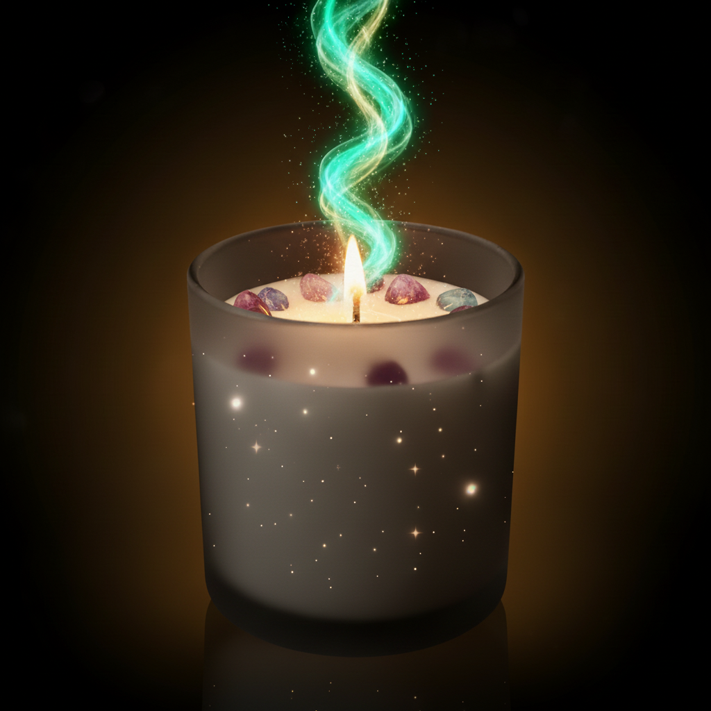 Candela Piccola Vetro Scuro