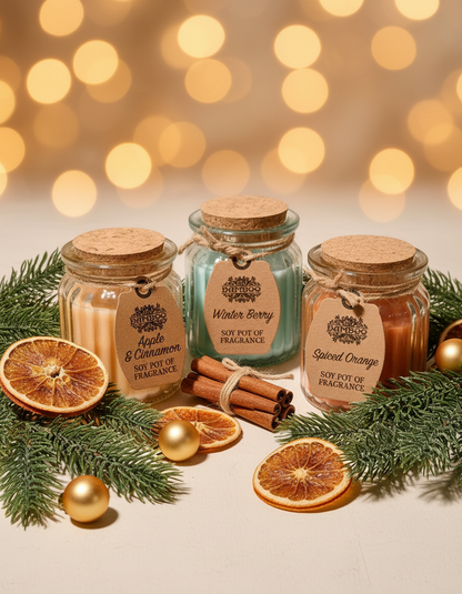 Candela profumata natalizia migliorata