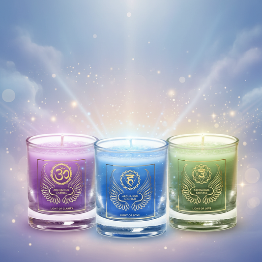 Candele Arcangeli celestiali senza raggi