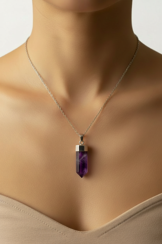 Collana cristallo ametista