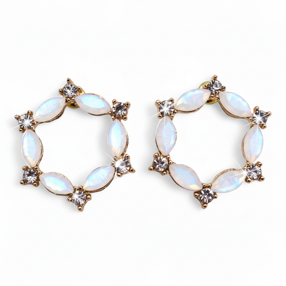 Orecchini Cerchio Bianco - Luxury